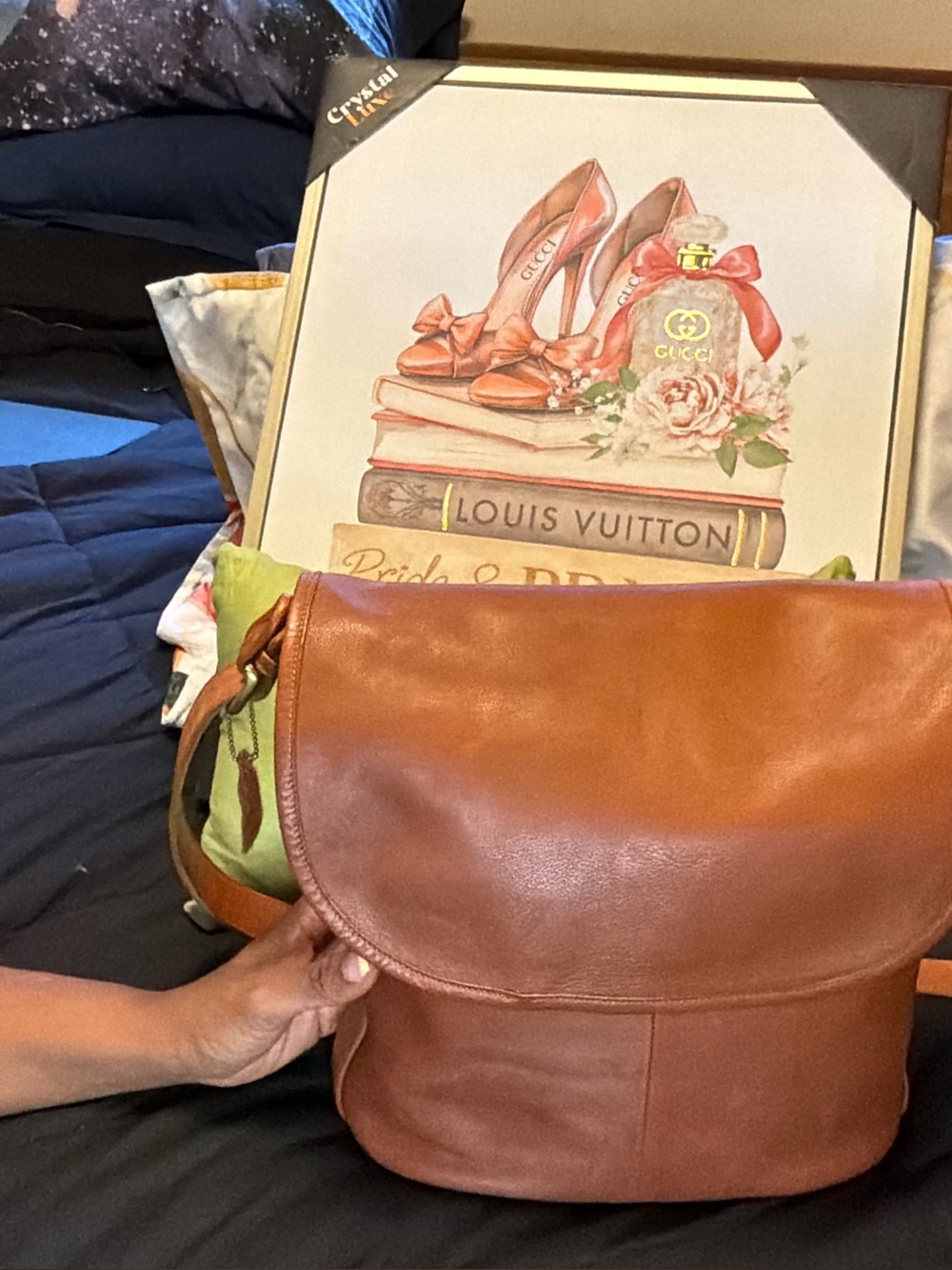 Coach Whitney Vintage Leather Flap Shoulder Bag – British Tan